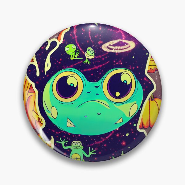 Item preview, Space frogs insects halloween designed and sold by ComicsFactory.