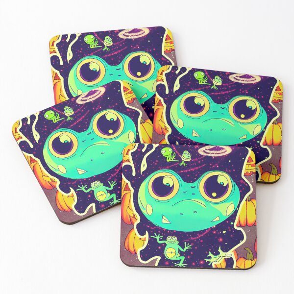 Item preview, Space frogs insects halloween designed and sold by ComicsFactory.