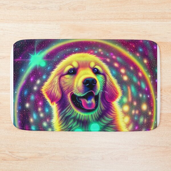 Item preview, Cadet #104 - Adorable Galaxy Golden Retriever Pup designed and sold by Galactic Fur Baby Federation.