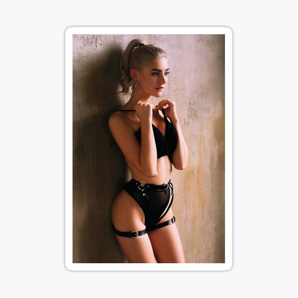"Sexy Eva Elfie" Sticker for Sale by mylenerass | Redbubble