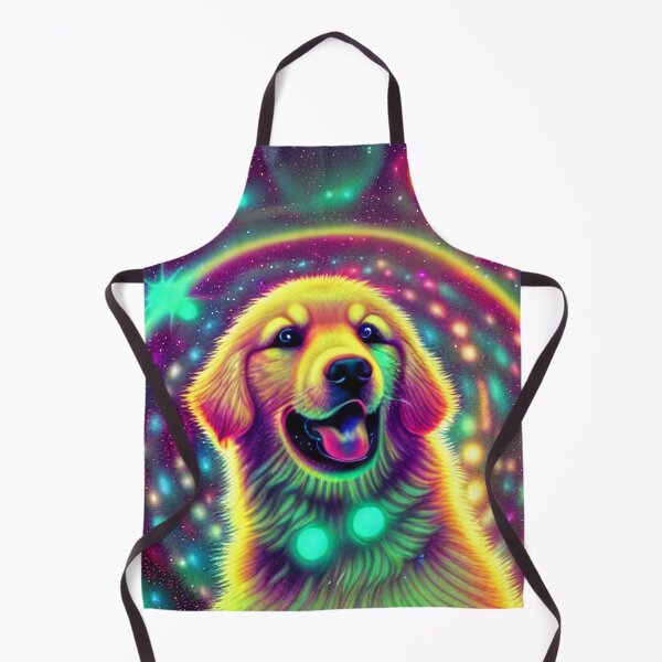 Item preview, Cadet #104 - Adorable Galaxy Golden Retriever Pup designed and sold by Galactic Fur Baby Federation.