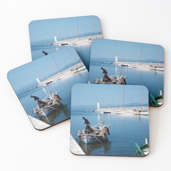 Item preview, 1950s - View of a Fisherman and a Lighthouse in France designed and sold by thatwaslife.