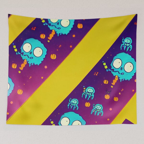 Item preview, Blue Space Robots designed and sold by ComicsFactory.