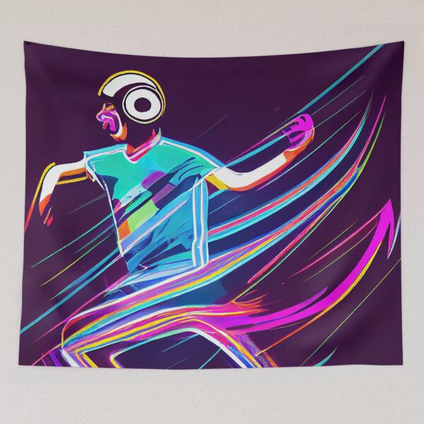 Item preview, Neon basketball designed and sold by ComicsFactory.