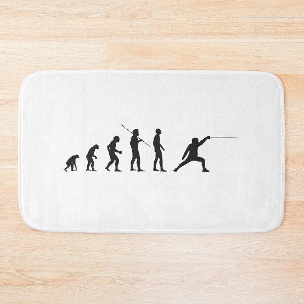 Item preview, Fencer Man Evolution Fencing Evolutionist Meme Bv designed and sold by KleverOlivier.