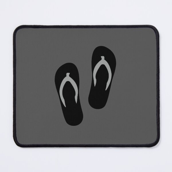 Item preview, Black Flip Flops Pattern designed and sold by XOOXOO.
