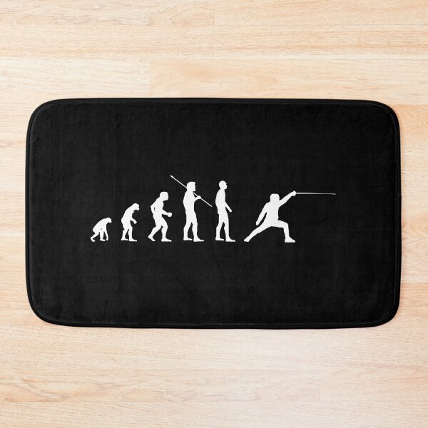 Item preview, Fencer Man Evolution Fencing Evolutionist Meme Wv designed and sold by KleverOlivier.