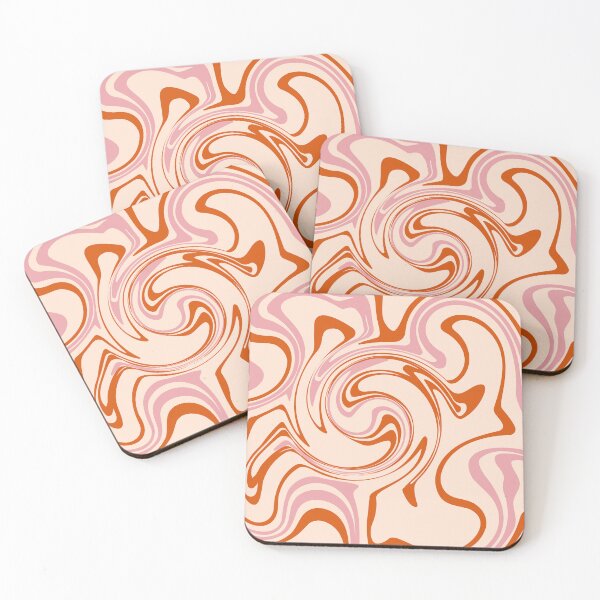 Item preview, Retro Liquid Swirl Abstract Pattern. Hippie trippy swirl 70s. designed and sold by CoCoArt-Ua.