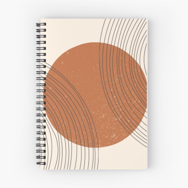 Artikelvorschau, Boho abstrakte beige Terrakotta-Orange entworfen und verkauft von AichaShopS.