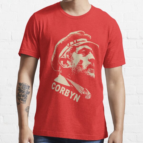 Cool Socialist print Men's T-Shirt JEREMY CORBYN LENIN STYLE SOVIET PRINT 