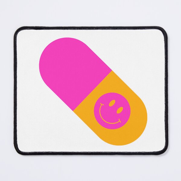 Item preview, Smiley Pill Sticker designed and sold by pinkcoast.