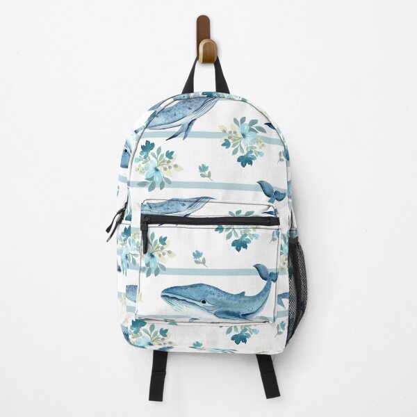 Item preview, whale and flower designed and sold by LorenaDuarte.