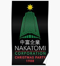 Nakatomi Corporation Christmas Party Tower Poster