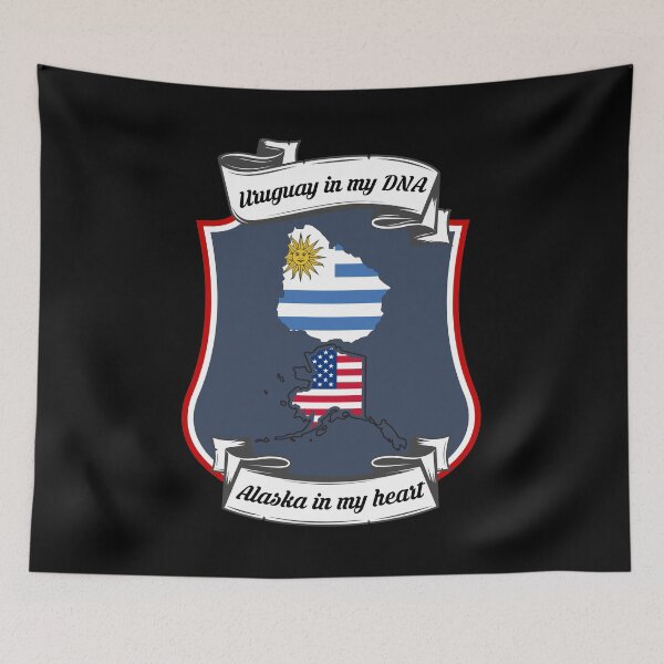 Item preview, Uruguay in my DNA, Alaska in my heart Heritage designed and sold by Tony ⭐⭐⭐⭐⭐.