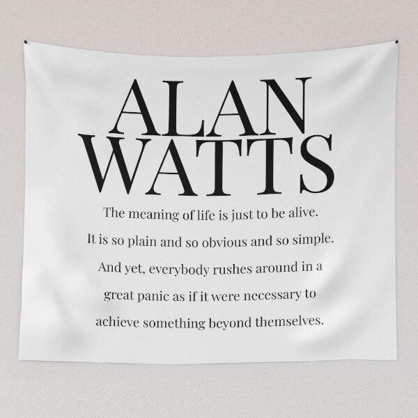 Item preview, The meaning of life - Alan Watts designed and sold by tiloimaina.