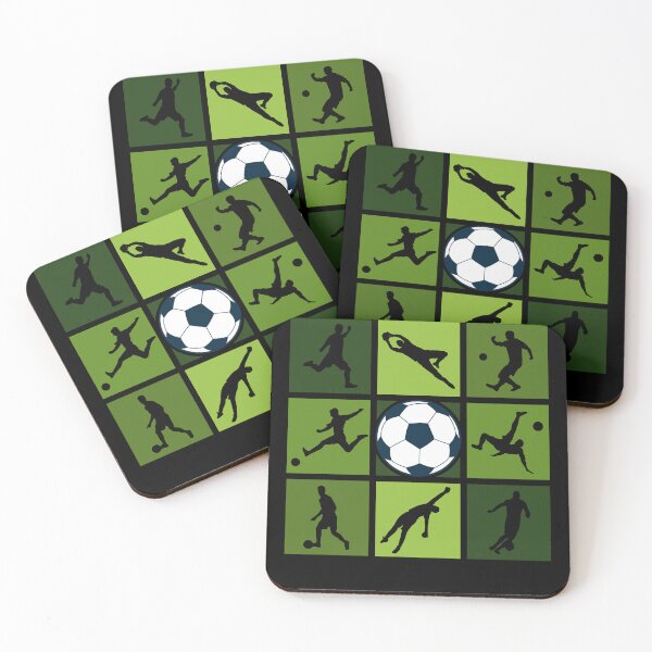 Item preview, Soccer Pop Art Player's Silhouettes designed and sold by KleverOlivier.