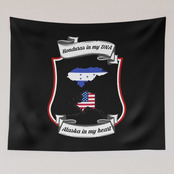 Item preview, Honduras in my DNA, Alaska in my heart Heritage designed and sold by Tony ⭐⭐⭐⭐⭐.