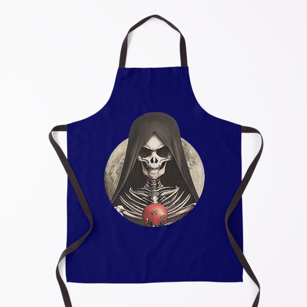 Item preview, Hooded undead skeleton in front of the moon designed and sold by Zanimations.