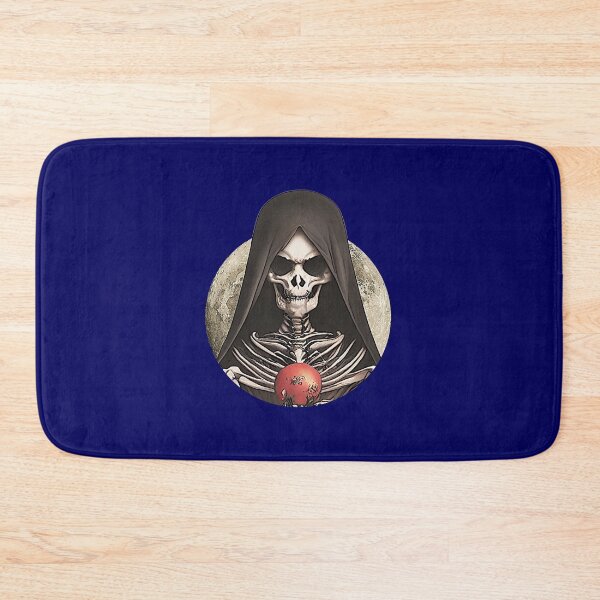 Item preview, Hooded undead skeleton in front of the moon designed and sold by Zanimations.