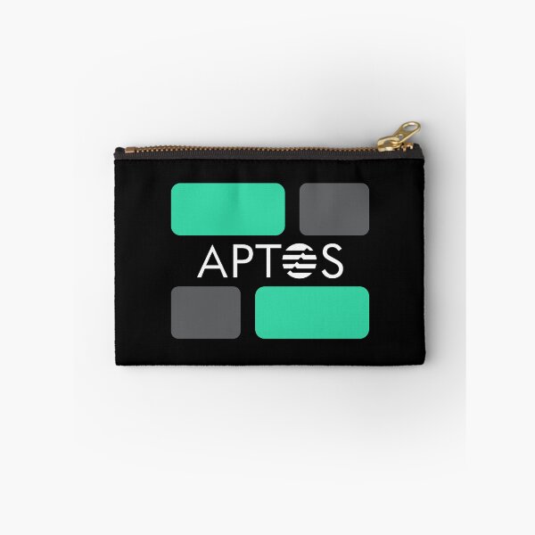 Item preview, Aptos APT Crypto Altcoin - Abstract Minimalist Design with Rounded Rectangles designed and sold by CryptoMoods.