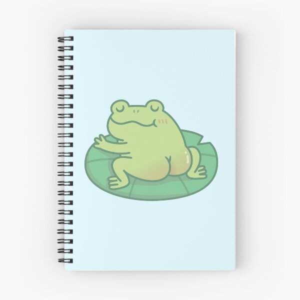 Item preview, Frog With Cute Butt Resting On Lily Pad designed and sold by rustydoodle.