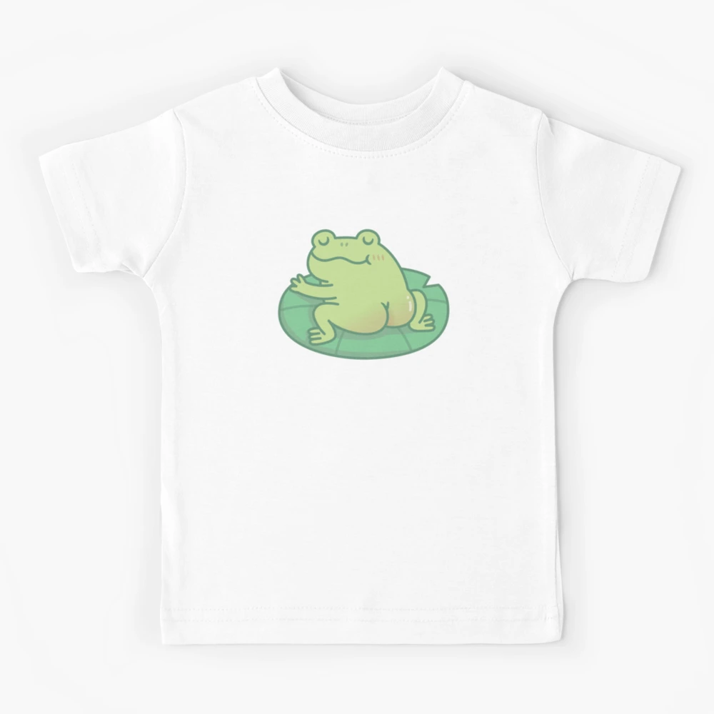 Frog With Cute Butt Resting On Lily Pad - Funny Frog - Mug