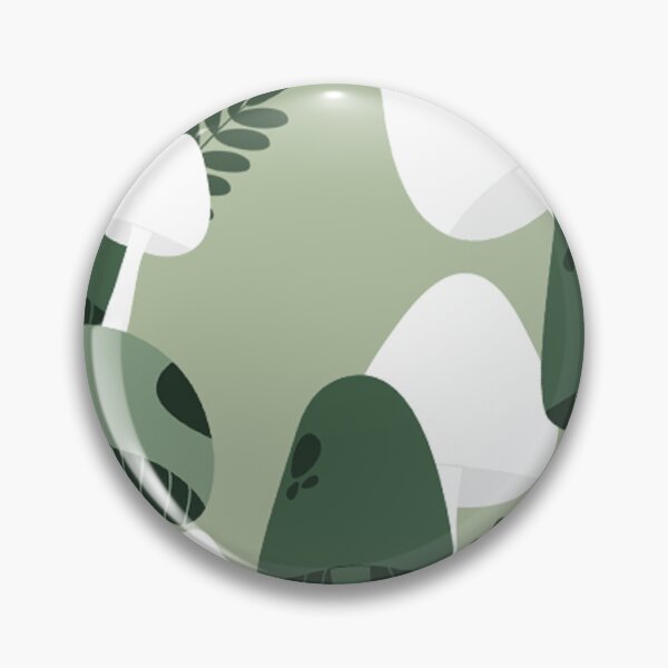 Item preview, Sage Green Mushroom Neutral pattern print designed and sold by AichaShopS.