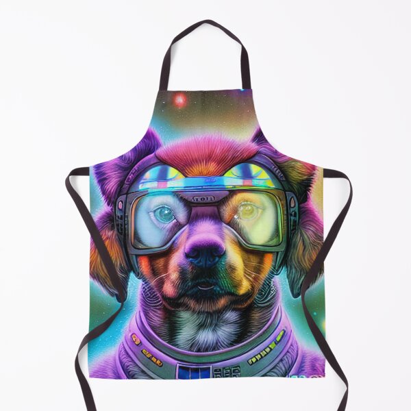 Item preview, Cadet #111 - Vintage Fighter Pilot Space Dog designed and sold by Galactic Fur Baby Federation.
