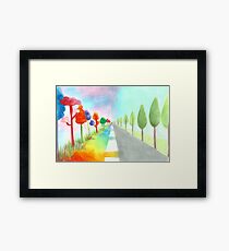 Two ways of life Framed Print