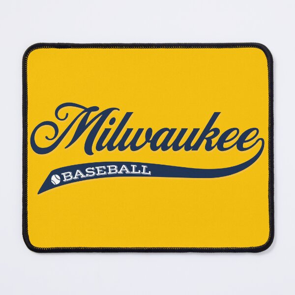 Item preview, Retro Vintage Script Milwaukee Baseball  designed and sold by heavenlywhale.