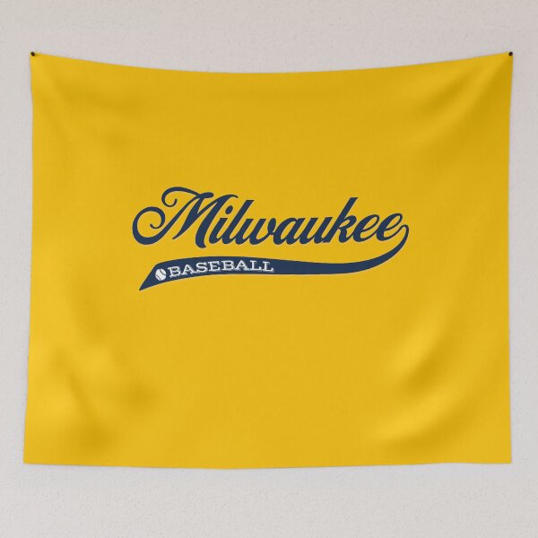 Item preview, Retro Vintage Script Milwaukee Baseball  designed and sold by heavenlywhale.