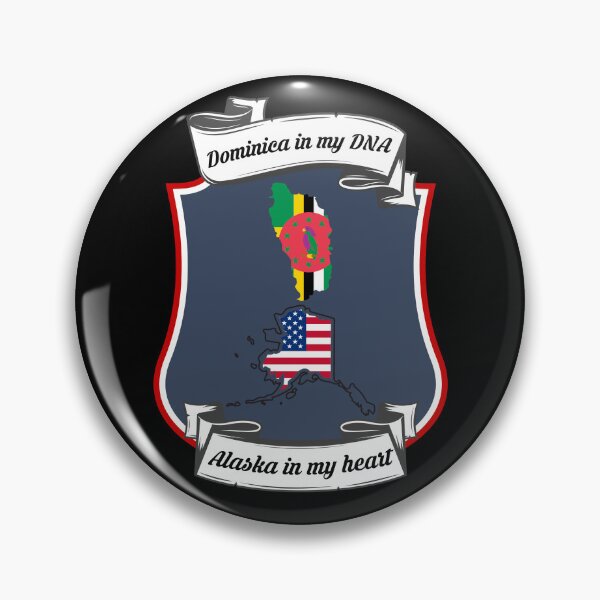 Item preview, Dominica in my DNA, Alaska in my heart Heritage designed and sold by Tony ⭐⭐⭐⭐⭐.
