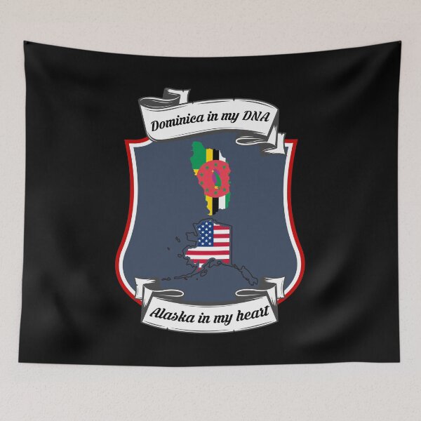 Item preview, Dominica in my DNA, Alaska in my heart Heritage designed and sold by Tony ⭐⭐⭐⭐⭐.