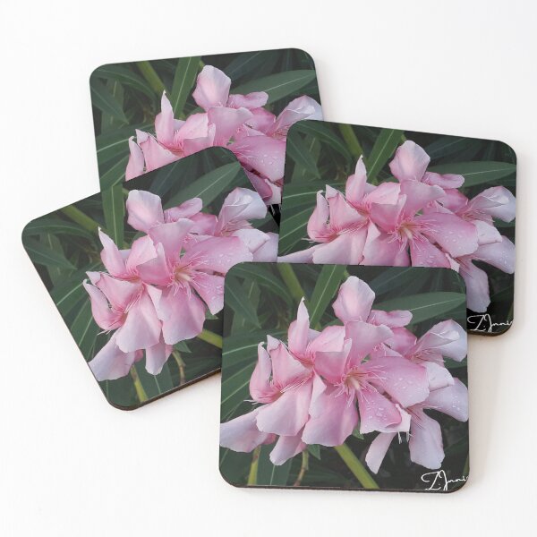 Item preview, Dew Drops On Cotton Candy Pink Flowers designed and sold by Rhia-Black.