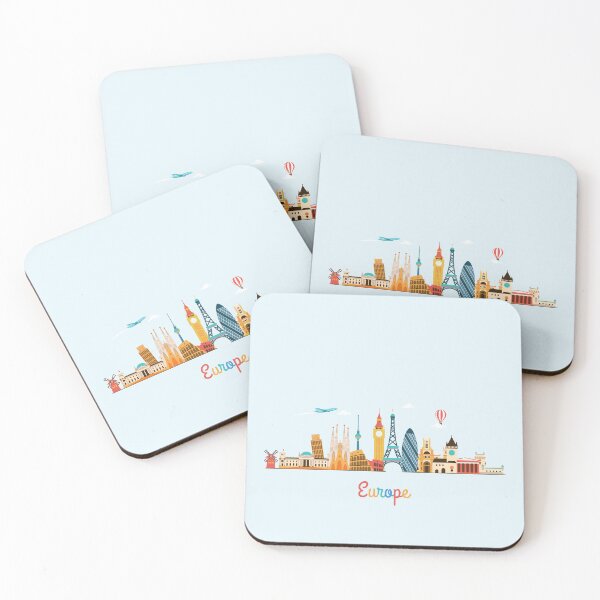 Item preview, Europe skyline designed and sold by Antikwar.
