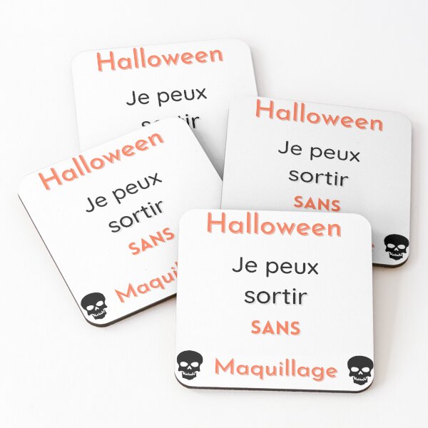 Item preview, Halloween going out without makeup gift designed and sold by Scelai.