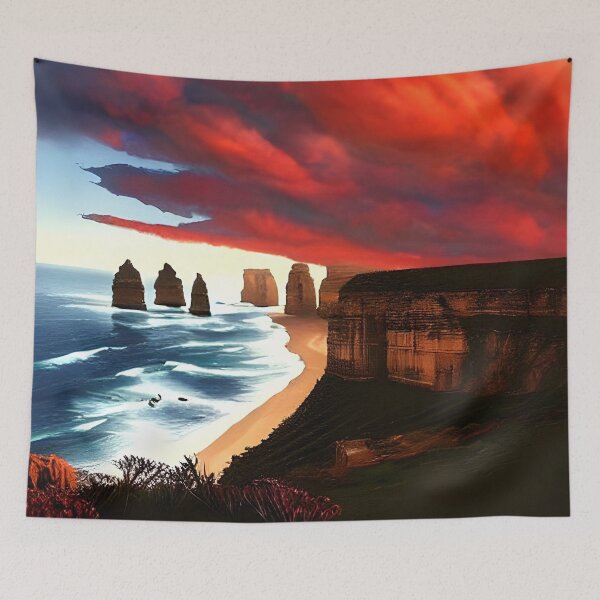 Item preview, seashore, blue ocean waves, sandy beach #11 designed and sold by supeart.