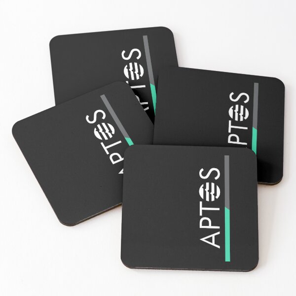 Item preview, Aptos APT Crypto Altcoin - Minimal Vertical Logo Design designed and sold by CryptoMoods.