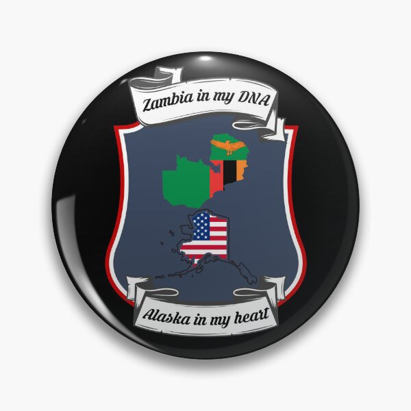Item preview, Zambia in my DNA, Alaska in my heart Heritage designed and sold by Tony ⭐⭐⭐⭐⭐.