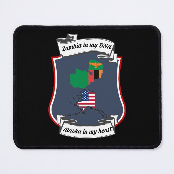 Item preview, Zambia in my DNA, Alaska in my heart Heritage designed and sold by Tony ⭐⭐⭐⭐⭐.