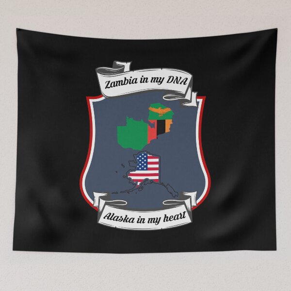 Item preview, Zambia in my DNA, Alaska in my heart Heritage designed and sold by Tony ⭐⭐⭐⭐⭐.