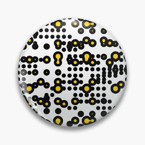 Item preview, Disruptive Random Gold and Black Dots and Circles Pattern designed and sold by American-Ancap.
