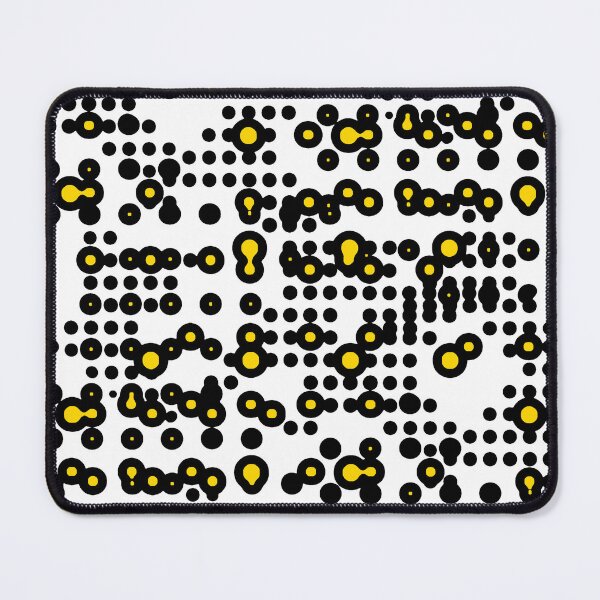 Item preview, Disruptive Random Gold and Black Dots and Circles Pattern designed and sold by American-Ancap.