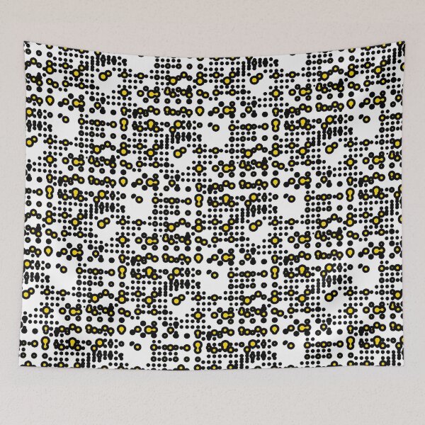 Item preview, Disruptive Random Gold and Black Dots and Circles Pattern designed and sold by American-Ancap.