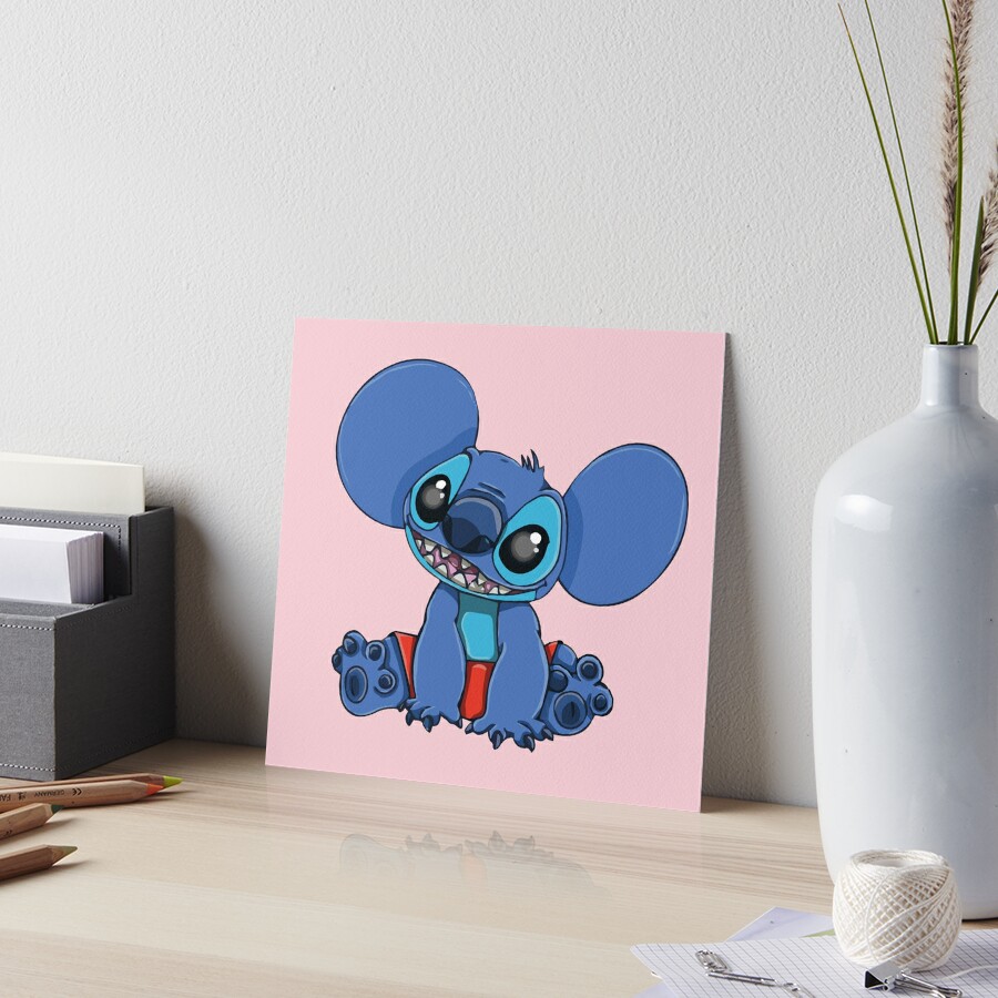 Cute Stitch Art Board Print for Sale by brittarendt