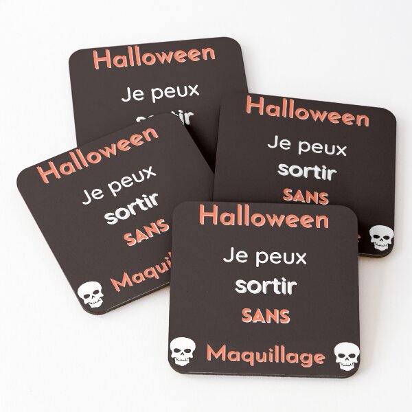 Item preview, Halloween going out without makeup gift designed and sold by Scelai.