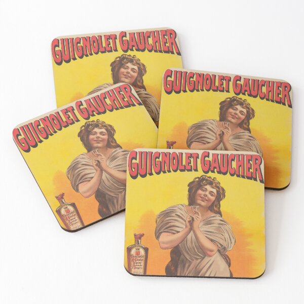 Item preview, GUIGNOLET GAUCHER Liqueur Speciale D' Angers Vintage French Art Poster designed and sold by retroposters.