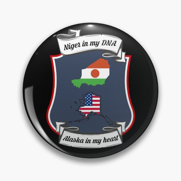 Item preview, Niger in my DNA, Alaska in my heart Heritage designed and sold by Tony ⭐⭐⭐⭐⭐.