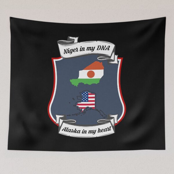 Item preview, Niger in my DNA, Alaska in my heart Heritage designed and sold by Tony ⭐⭐⭐⭐⭐.