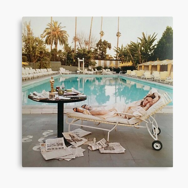 Item preview, Faye Dunaway At The Pool 1977 designed and sold by jastjewl.
